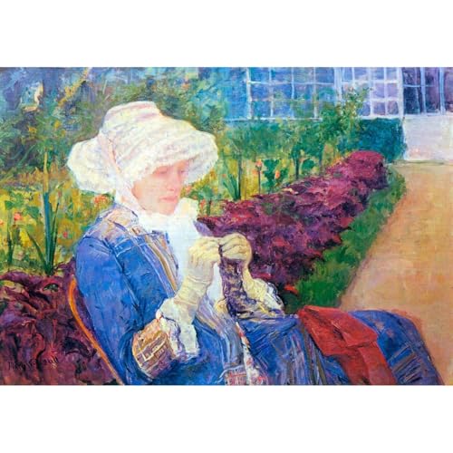 Lydia in the garden of Marly by Cassatt insuffle la sérénité de l'art