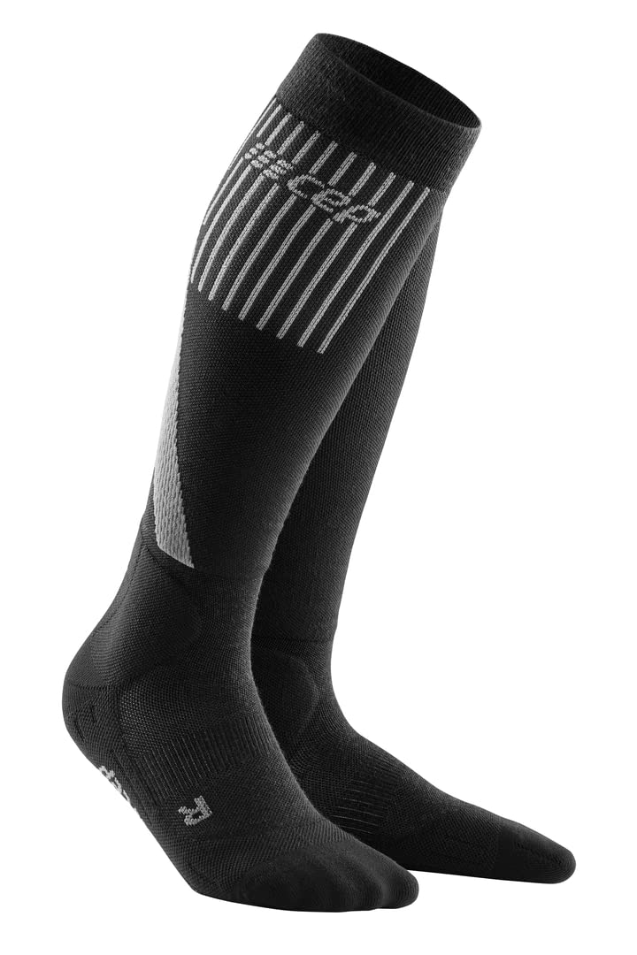 CEP Damen Cold Wheater Socks Laufbekleidung Kompressions-Socken Schwarz - Iv