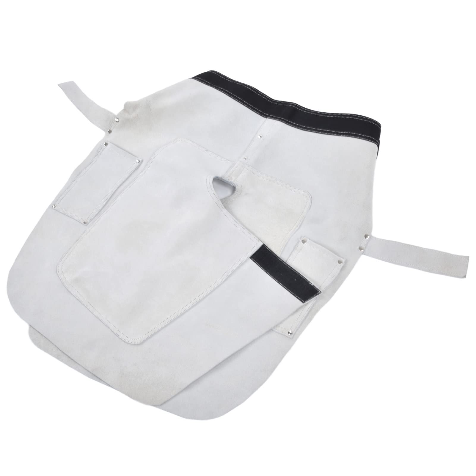 Grembiule da maniscalco in pelle bovina di alta resistenza, grembiule professionale per la cura dei cavalli, grembiule da lavoro per maniscalchi resistente con tasche per gli attre