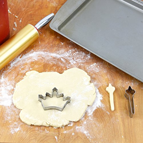 Bakerpan Stainless Steel Cookie Cutter Crown & Scepter Set #TOP1