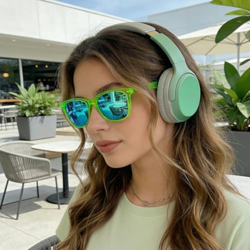 Image of Myiaur Polarized Sunglasses for Women with UV400 Protection Mirrored Lens