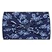 Produktbild BLOM Haarbänder mit originellem Druck, Multi-Style-Design, bedruckter Bambusstoff, Sport, Yoga, Wandern, Laufen, Mode (Ghost Flower Blue)