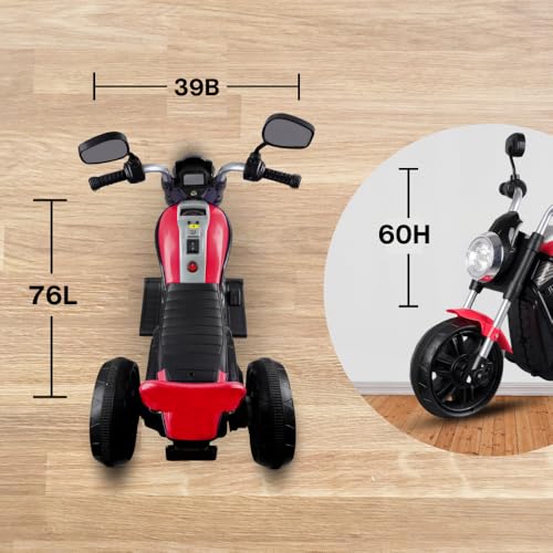 Image of Delhi Retailer Supper Battery Operated Bike for Kids Electric Ride On Toy with Light & Music Rechargeable Battery Bike for Kids to Drive 2 to 7 Years.Battery.