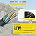 VEVOR Welder Extension Cord 30 Amp 50 Feet, NEMA 6-50 Plug 10/3 AWG 3 Prong 250V 7500W Heavy Duty Welding Cable for MIG, Lincoln, Plasma, Miller, TIG