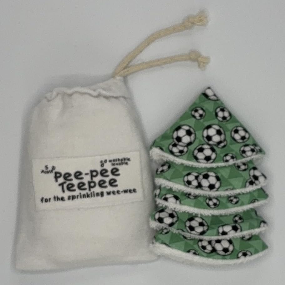 Pee Pee Teepee soccer vert avec sac lessive 5 pièces protection garçon