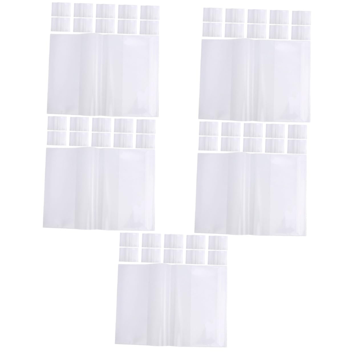 100stücke Transparente Buchumschläge Teilig Wiederverwendbar Für Schulbücher Kunstprojekte Poster Strapazierfähiges Material Anpassbar Für Buchgrößen