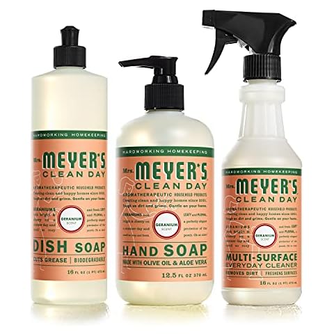 Mrs. Meyer's Kitchen Essentials Set, Geranium Cover