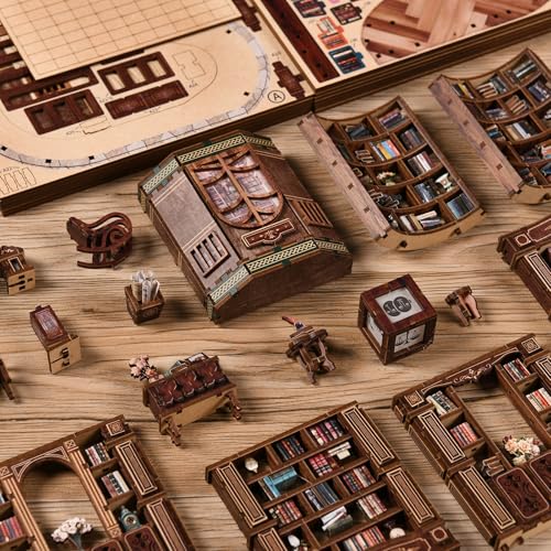 Maison de poupee miniature en bois Lannso AWO2-003 a fabriquer soi-meme - 6