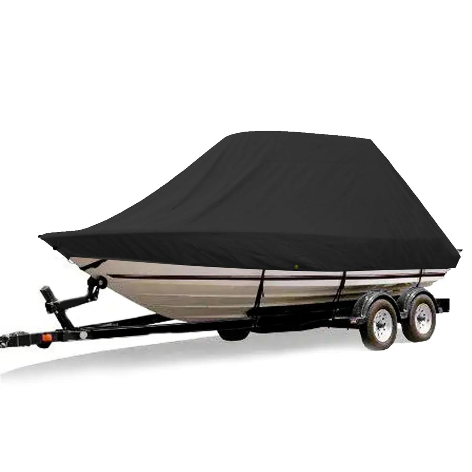 Lukywang 22-24Ft Boat 18-28Ft 210D Jumbo Cruiser Boat-Cover Heavy-Duty Marine Water Sun Proof Uv Protection Fish-Ski Vhull Mooring Cover Boat Cover(22-24Ft)