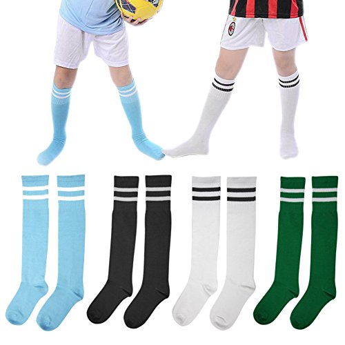 Evelin LEE Kids Youth Unisex Soccer Sports Team Cushion Knee High Socks Stocking4