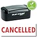 Pre-Inked Cancelled Stamp (Red Ink)