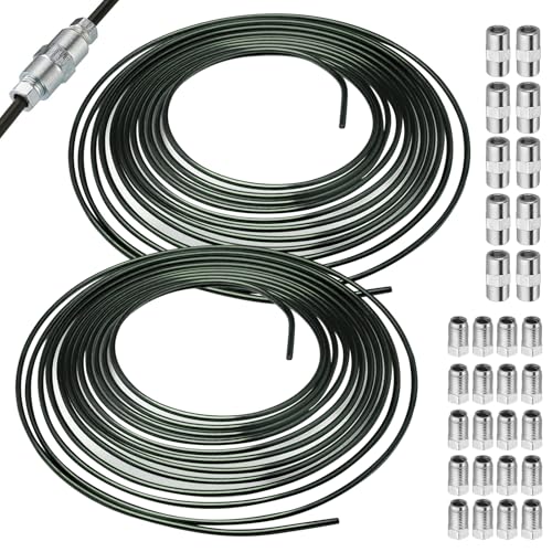 2 x 5m Bremsleitung Set Ø 4 75mm Bremsleitungswerkzeug Kupfer Bremsleitung Set+30 Verschraubungen Bremsrohr Auto Ersatz Bremsleitungssatz Länge