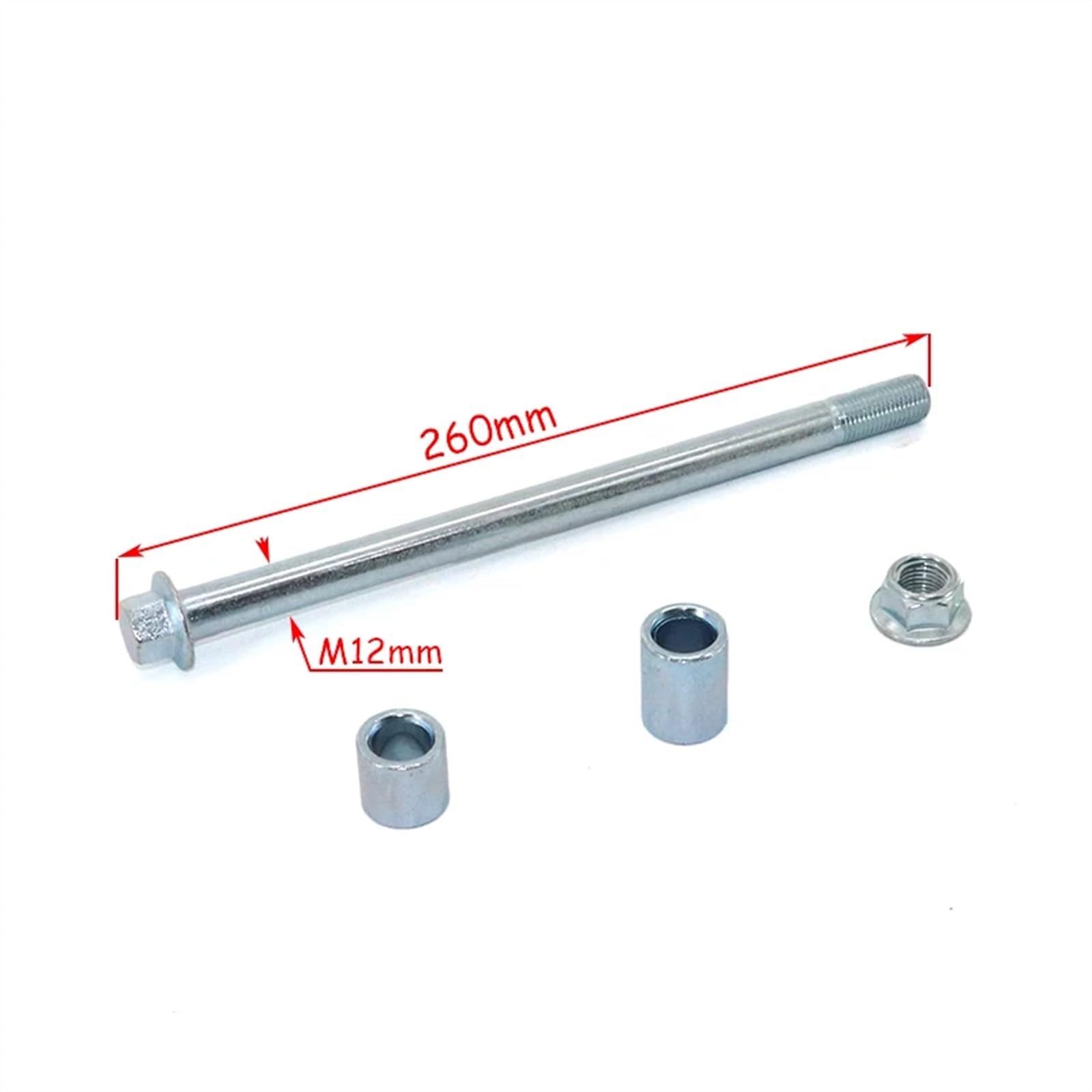 Axe de Moyeu de Roue de Vélo M12xp1.0, Pièce de Rechange D'axe de Moyeu de Vélo en Alliage D'aluminium pour Vélos de Route, Vélos de Montagne Axe de Moyeu de Roue de Vélo M12xp1.0, Pièce de Rechange D'axe de Moyeu de Vélo en Alliage D'aluminium pour Vélos de Route, Vélos de Montagne