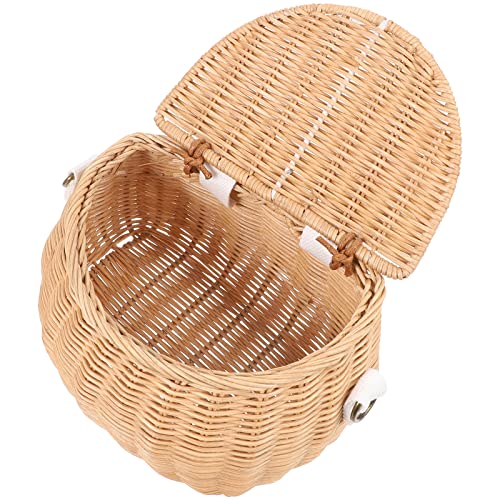 Panier de rangement en tissu jaune pour vélo garçon et filles solide
