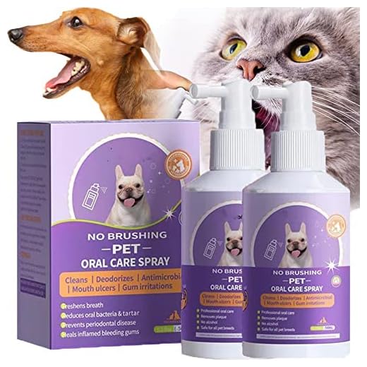 UIRPK Pet Clean Teeth Spray,2023New Petclean Teeth Cleaning Spray for Dogs & Cats,1/2/4PCS Pet Clean No Brushing Pet Oral Care Spray,Petclean Oral Spray (2PCS Pet Clean Spray)