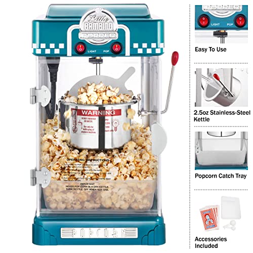 Great Northern Popcorn Company 83-DT6125 Little Bambino Popcorn Machine - 2.5Oz Tabletop Movie Theater Popcorn Popper thumb #2