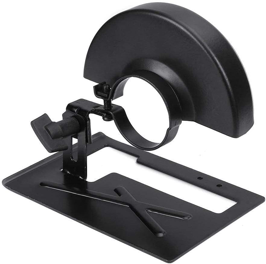 AASONS Metal 4” Angle Grinder Bracket Stand Holder Support Base Converter To Machine Woodworking Into Tile Cutting Angle Grinder Straight Cutter