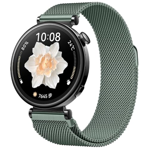 Bracelet interchangeable vert 20mm pour montre connectée Huawei GT4 41mm