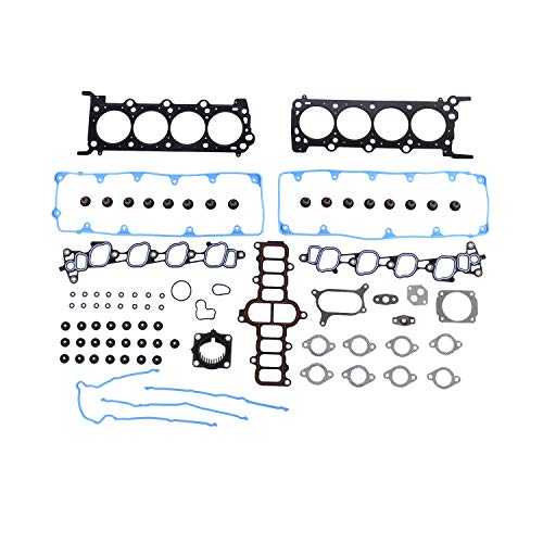 Image of DNJ HGS4221 Engine Cylinder Head Gasket Set, Complete Head Repair Kit for 2009-2014 Ford E-150 E-250 F-150 4.6L V8 16V SOHC 281cid
