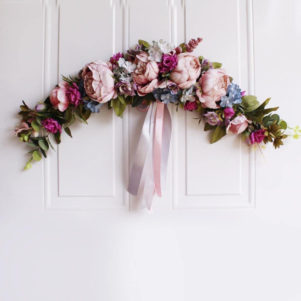 Künstliche Girlande Als Hängedekoration für Tür, Und Hochzeit (65 cm Türsturz), A