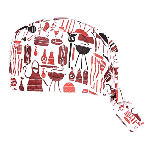 Image of Associated Uniforms Printed Scrub Cap Unisex with Sweat Band