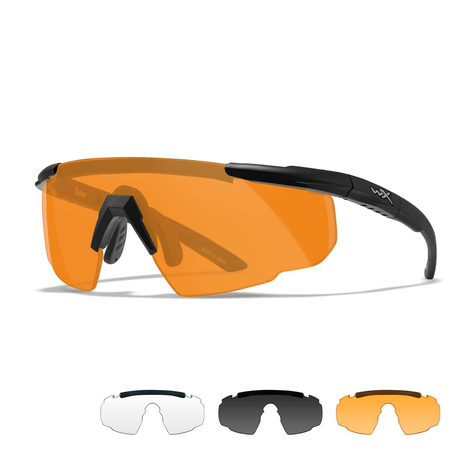 Wiley X │ Saber Advanced | Safety Glasses Men | Shooting Tactical Military Airsoft | Sport Sunglasses | Perfect for Running Biking Outdoor Hiking — image 1