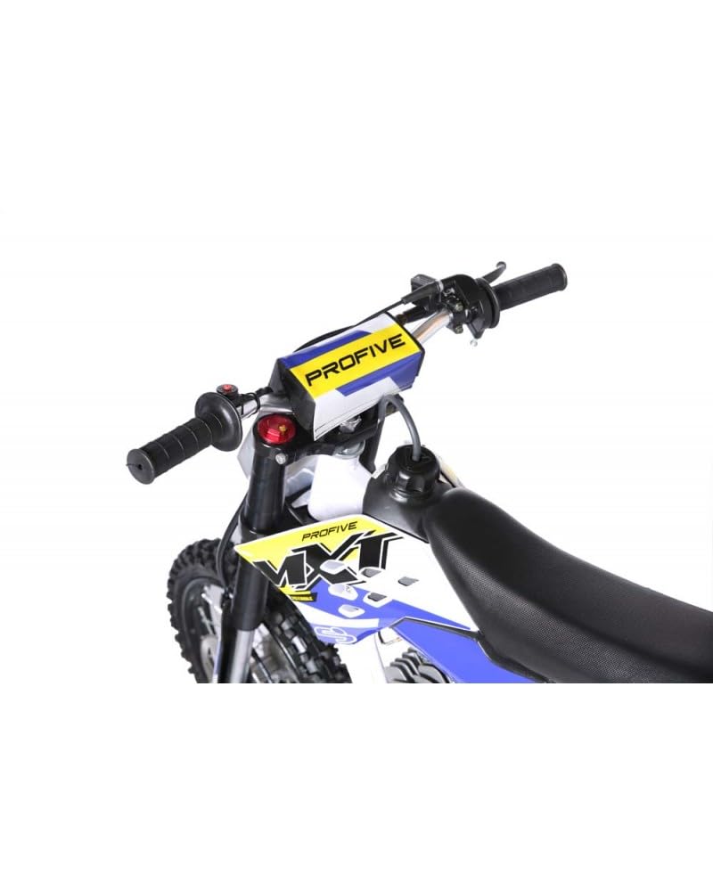 T-MOTO MiciCross MXT Replica Morini 50cc, Mini moto da cross bambini e ragazzi 14/12, Motocross Ragazzi 2 Tempi (Blu)