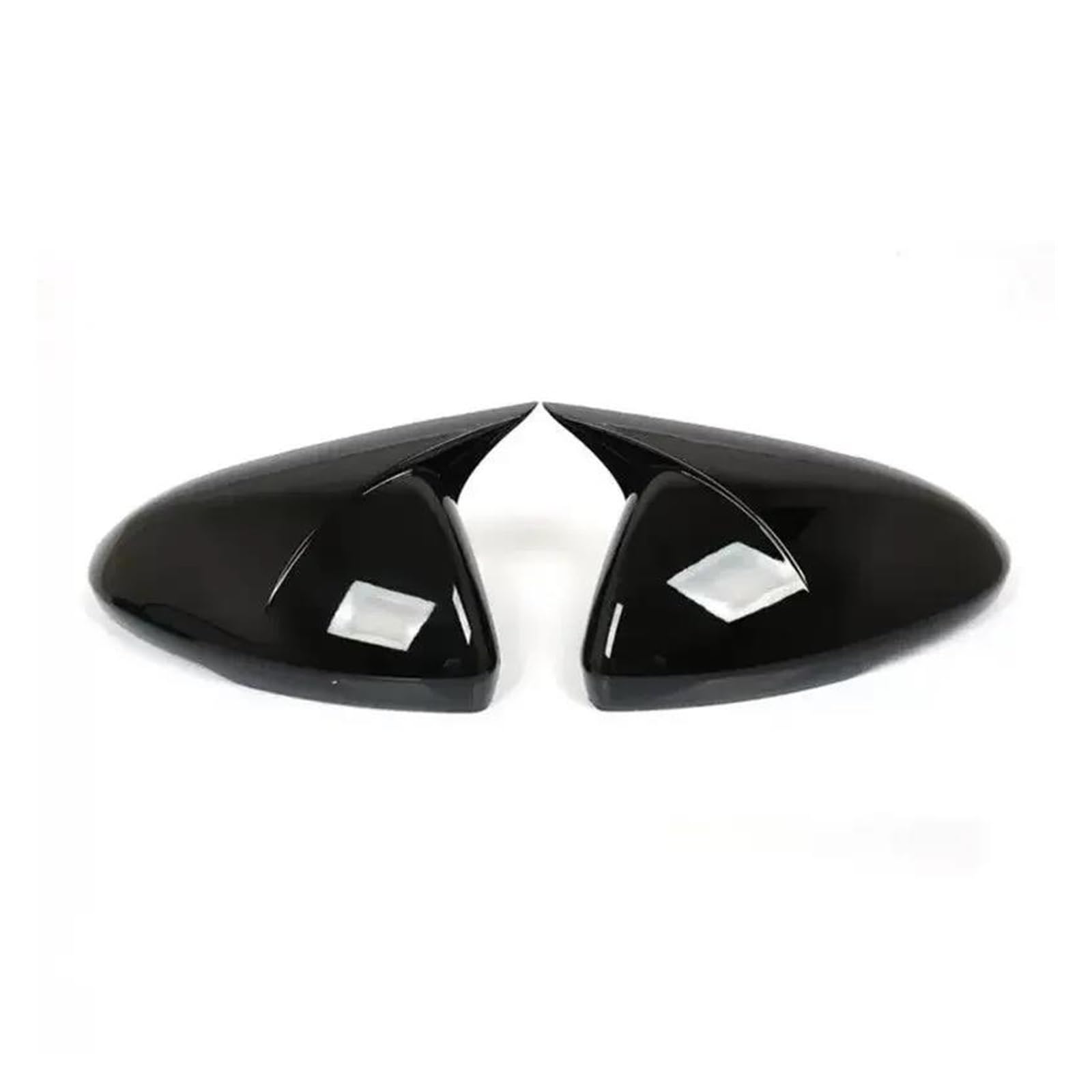 for Chevrolet for Cruze 2016-2019 Car Rearview Side Mirror Cover Wing Cap Sticker Exterior Door Rear View Case Trim Shell Housing KCRTQNS(Black)