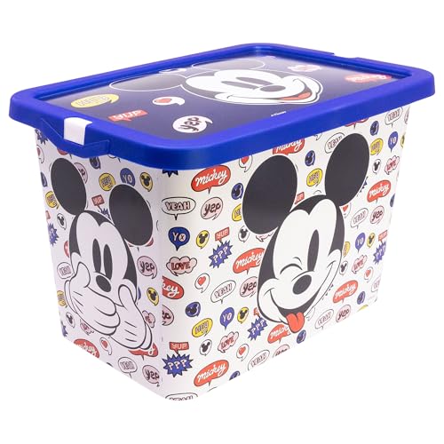 Stor Boîte de rangement avec fermeture à clic de 7 litres de Mickey