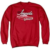Brandneues Produkt Chevrolet Crewneck sweatshirtchevyclassic impalas für Herren XXX-Groß Rot