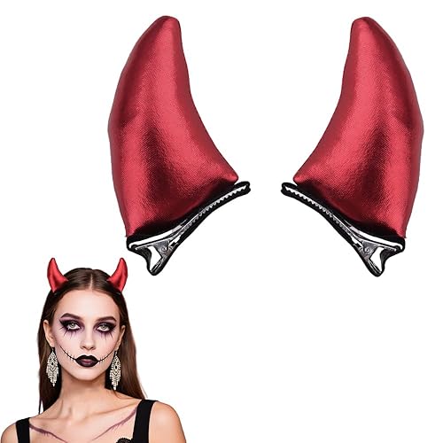 Miniatura 6 de Pinzas para el pelo de Halloween para niñas y mujeres, clip para el pelo de murciélago con purpurina negra y naranja, accesorios para el cabello de