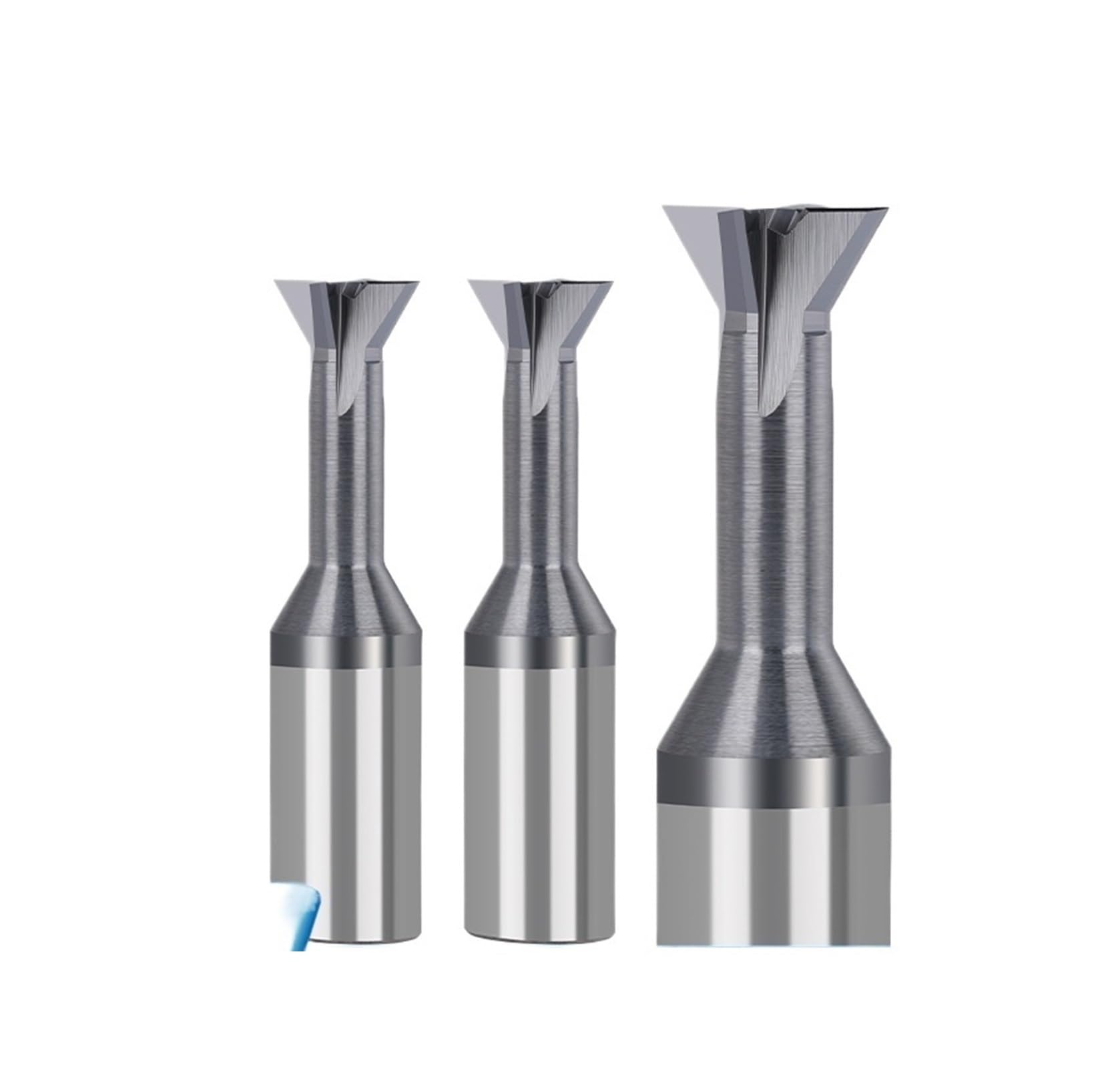Frez do jaskółczego ogona 45 stopni, frez z węglika wolframu, narzędzie do obróbki stali 1,5-16 mm, frez trzpieniowy do metalu(D12x45x6x15x60)
