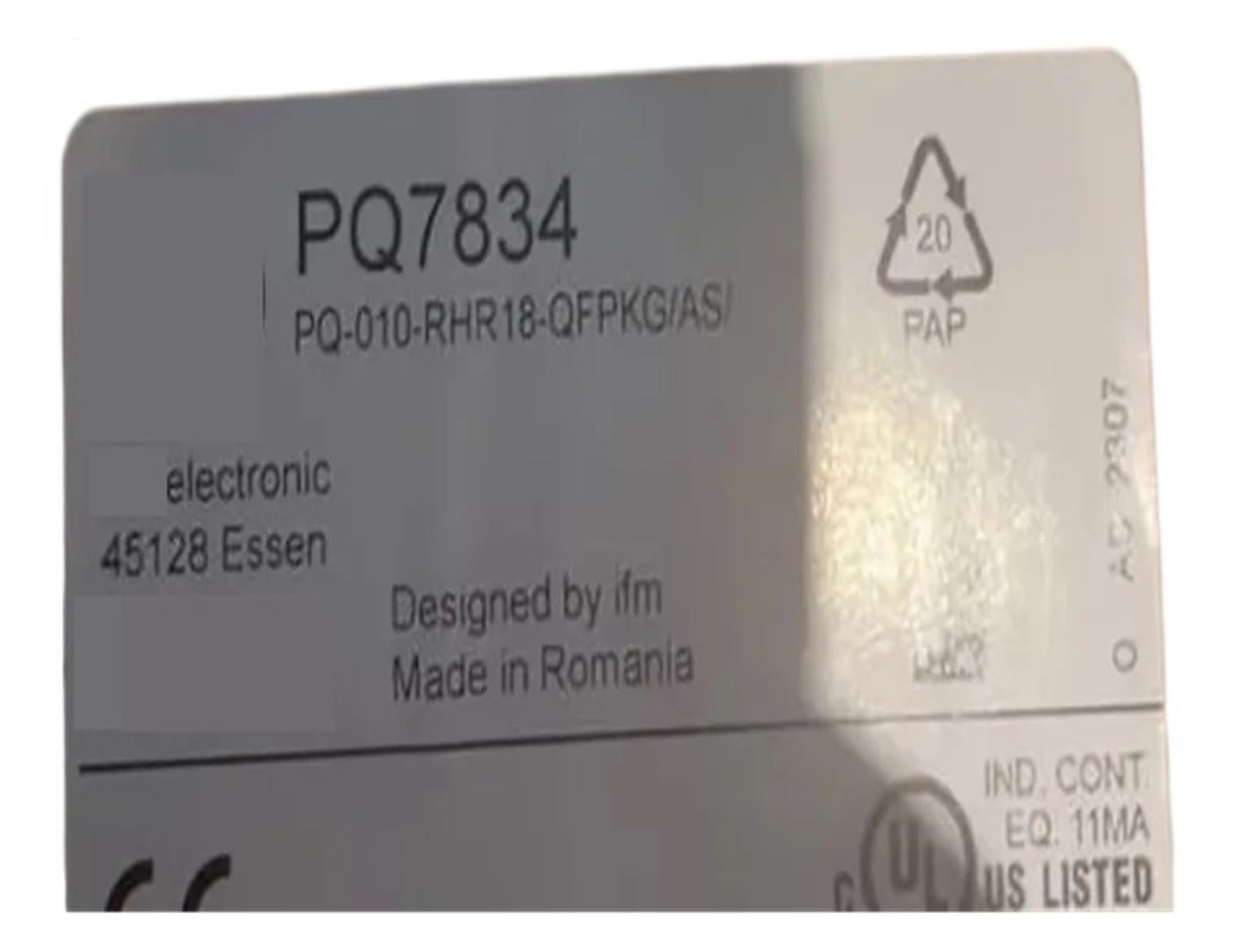 JJKKOZVQF Pressure Sensor PQ7834