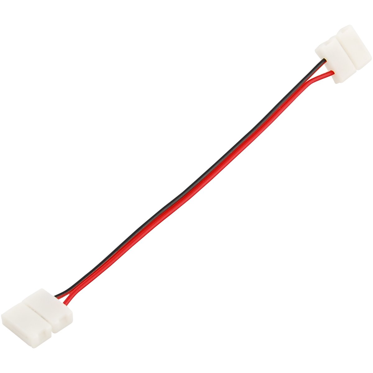 ABI 10mm 6-Inch 2-Wire Solderless Flexible Coupler for 5050 LED Strip Light PCB (50-Pack)