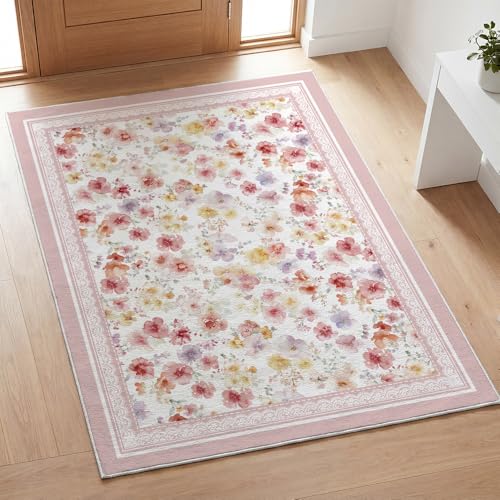 Tapete decorativo Artoid Mode 5 x 7 pies rosa miniatura 3
