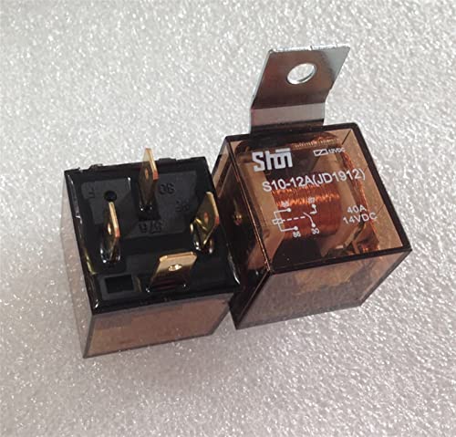 Relais JD1912 12V 40A à 4 broches avec insert de fixation pour circuit électrique de voiture - 3