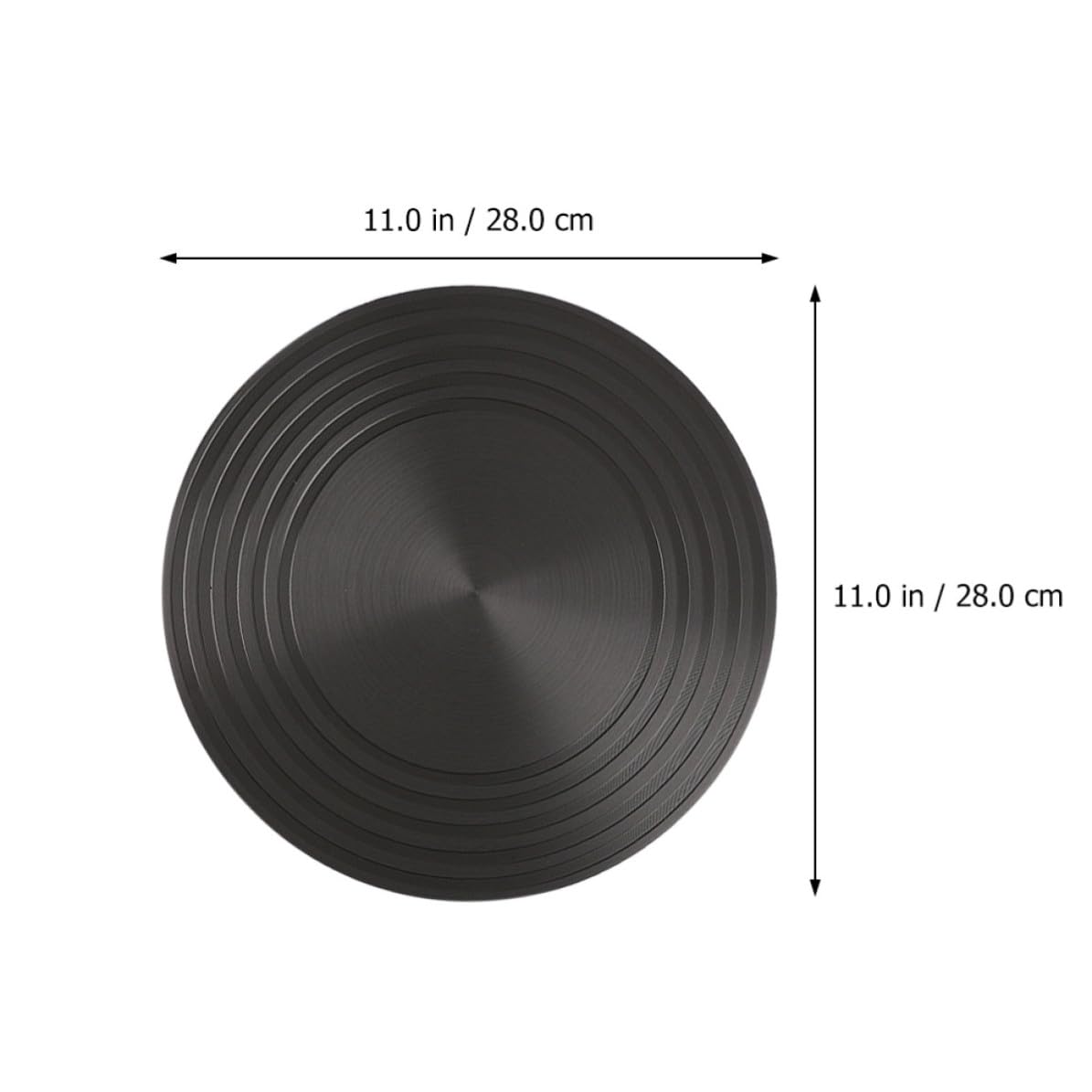 Kichvoe Placa Difusora de Calor Redonda de 28 Cm para Estufa de Gas, Aluminio Resistente Que Previene Quemaduras y Protege Ollas en Cocina Doméstica