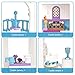 LEYI Girls Castle Building Blocks Toys for Girls 377 Pieces Ice Princess Castle Construction Toys Set Snow Castle Building Bricks Toys for Kids Christmas Birthday Gift
