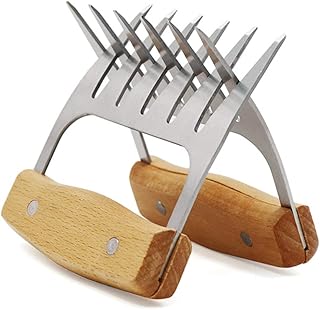 BBQ Meat Claws Meat Fork Chicken Shredder Shred with Handles Cut Pork Chicken Beef Turkey Pulled Pork Claws for Family Dinners 2pcs