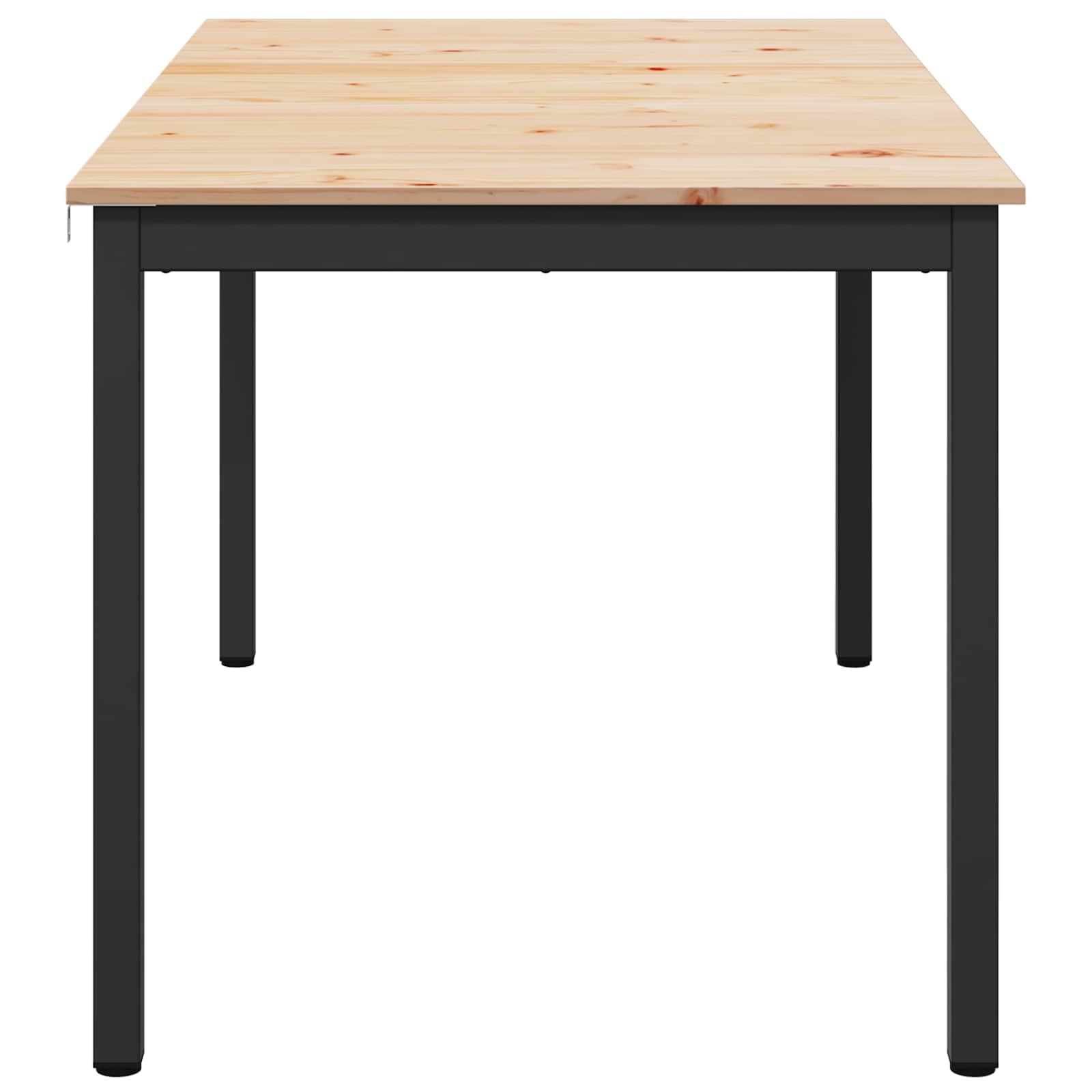 vidaXL Eettafel Naturel 180 x 90 x 75 cm Massief grenenhout