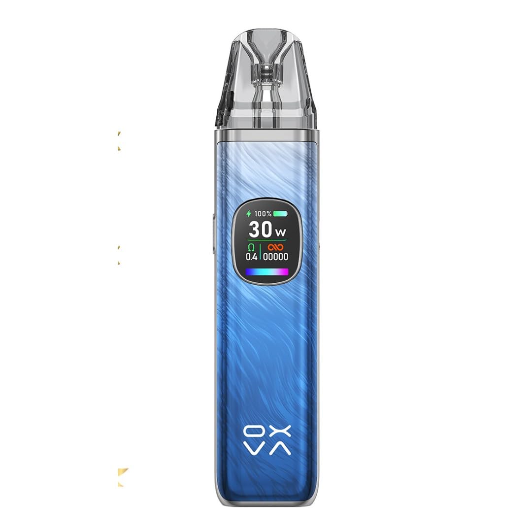 Oxva Xlim Pro 2 Pod Kit - 8 Colours To Choose From ! Vape Kit, E-cigarette Upgraded Display 0.56-inch Ultra Hd, 1300mah Battery, 2ml Cartridge (Ocean Blue)