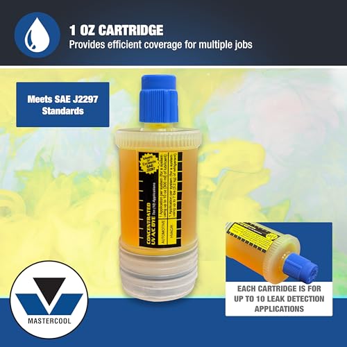 Rechange UV Mastercool 10 applications pour reparer une climatisation qui ne refroidit plus