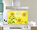 HLDIY Sunflowers Backsplash Oil Proof Wall Decor Sticker for Kitchen