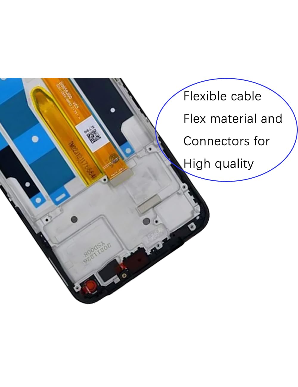 Display di ricambio per schermo LCD Realme 9 Pro, RMX3471 RMX3472 Display Touch Digitizer Assembly Kit parti di riparazione (nero con cornice)
