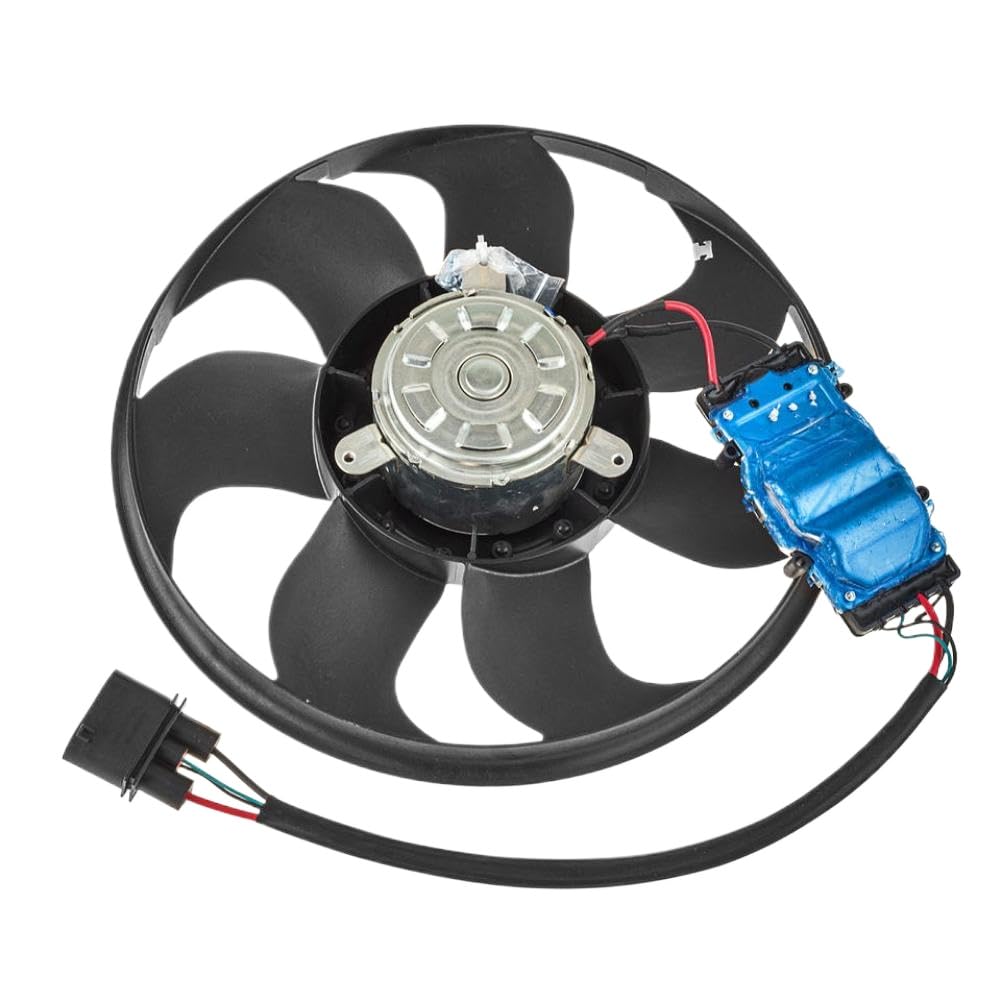 Right Passenger Side Auxiliary Cooling Fan 8K0959455E 8K0 959 455 E Compatible with A4 B8 3.0T 2008-2010 A5 3.0T 2008-2010