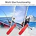 OKKRMGZ 4Pcs Heavy Duty Planer Board Release Clips Snap On Clip for Trolling Fishing Offshore Weights Downrigger Line Outrigger Boards Weight Clip On Line Holder for Shore and Boat Fishing Accessories