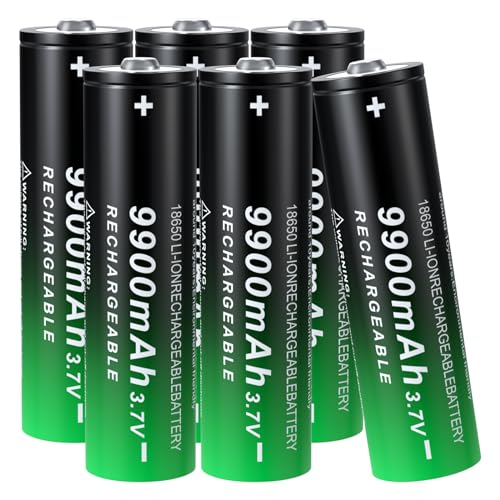 PAOWANG 18650 Rechargeable Battery 3.7V Li Batteries Button