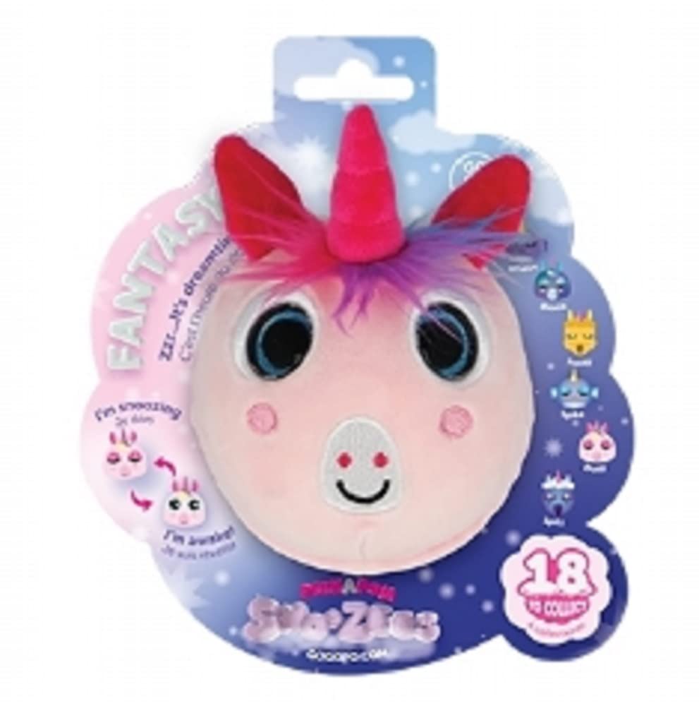 GOGOPOKeycraft Peek-A-Pom Snoozees Fantasy Plush (6 different animals, 1 will be sent at random)