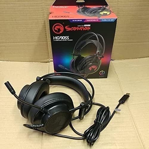 Marvo Scorpion HG9055 USB Gaming Headset with its retail box
