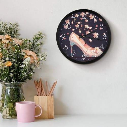 Horloge murale moderne et silencieuse ornée de cristaux chic - 4